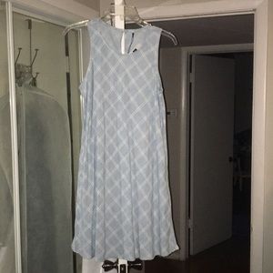 Gap S NWT blue and white dress w/ pockets!